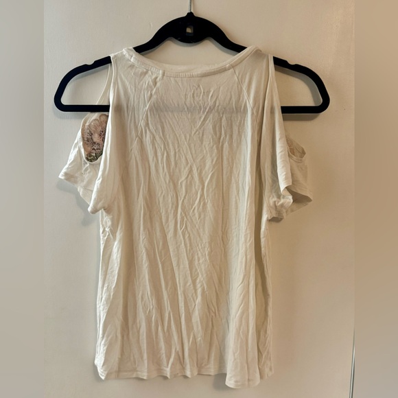 AE Soft & Sexy Embroidered Top S White - Picture 3 of 7